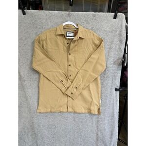 Sovereign Code Archer Boys Shirt XL 18-20 Mustard Tan Waffle Knit Cotton K4018